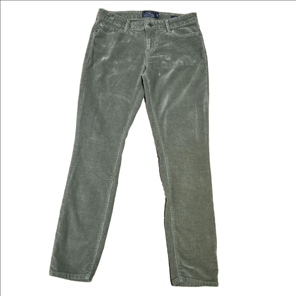 Women's Lucky Brand Lolita Skinny Corduroy Pants Size 6/28 Green